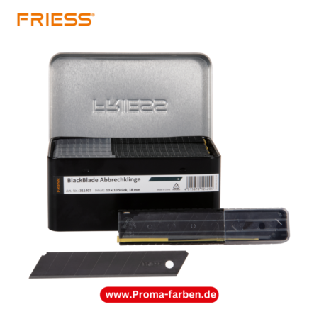 Friess Techno BlackBlade Abbrechklinge 18 mm kaufen bei Proma Farben