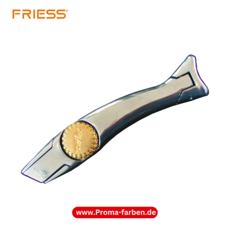 Friess Techno Verlegemesser im Kunststoffköcher, silber kaufen bei Proma Farben