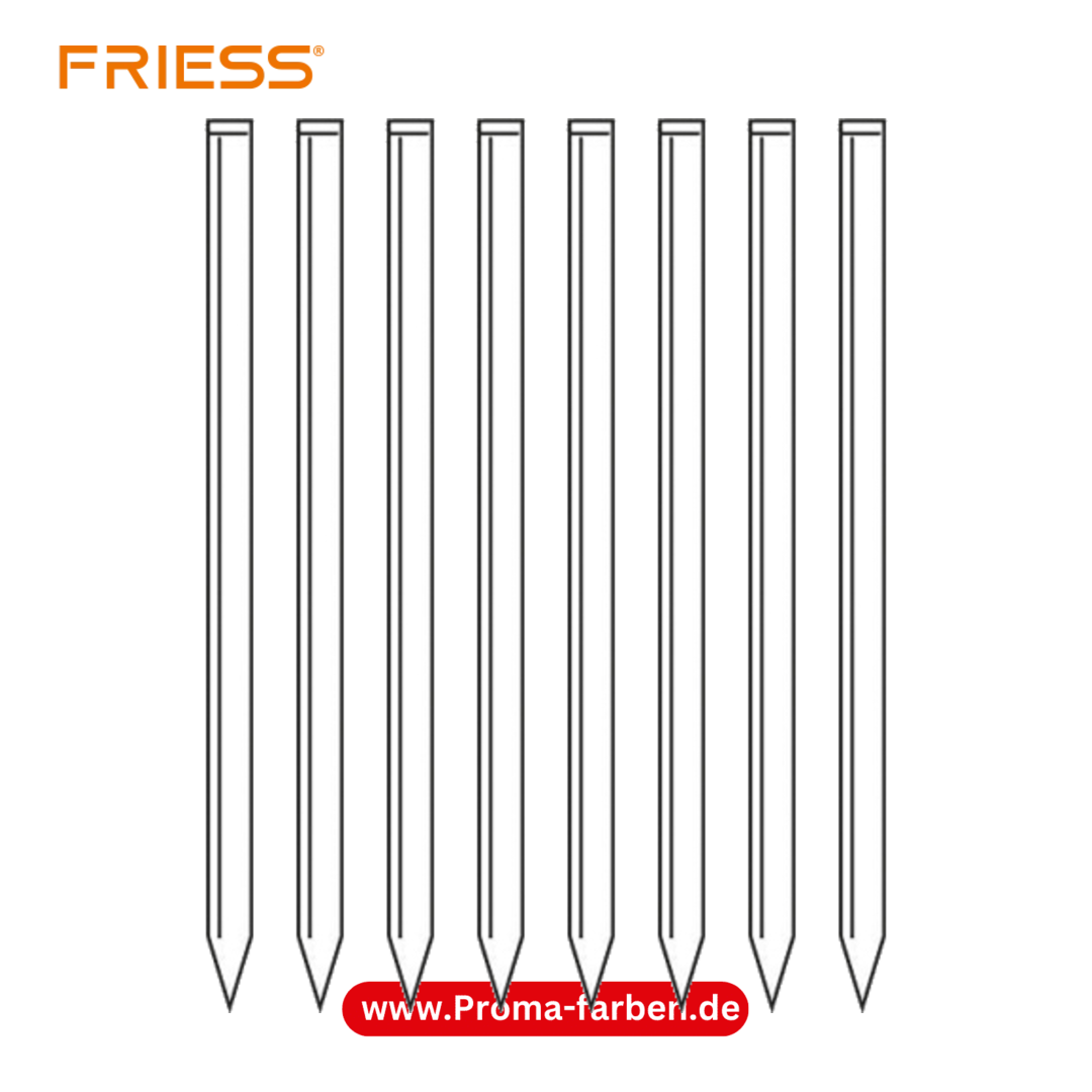Friess Techno Goldleisten-Stifte 30 mm, blank kaufen bei Proma Farben