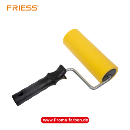 Friess Techno Tapetenandrückroller Pur-Gummi 180 mm / 60 mm Walzen-Ø kaufen bei Proma Farben