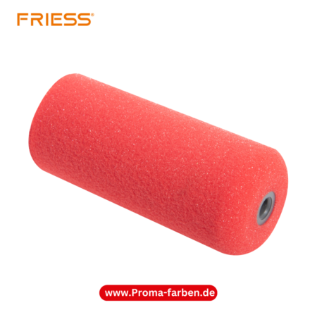 Friess Techno MicroCrater Schaumwalze 12 cm , bügelseitig rund kaufen bei Proma Farben