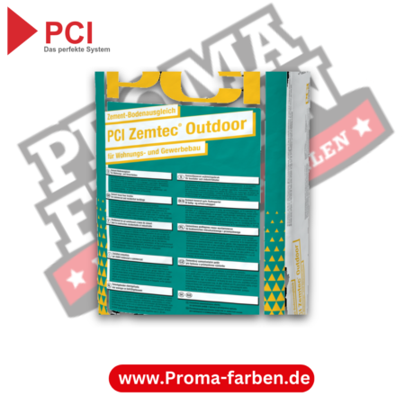 PCI Zemtec Outdoor Spachtelmasse Grau - 20 Kg kaufen bei Proma Farben Hamburg