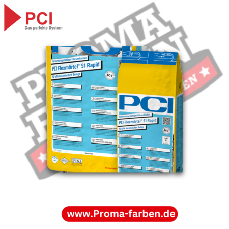 PCI Flexmörtel S1 Rapid Verformungsfähiger Fliesenklebe kaufen bei Proma Farben Hamburg