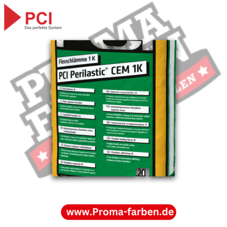 PCI Perilastic CEM 1K Flüssigabdichtung Grau - 20 Kg kaufen bei Proma Farben Hamburg