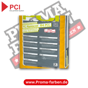 PCI Nanocret R4 PCC Hochfester Instandsetzungsmörtel Grau - 25 Kg