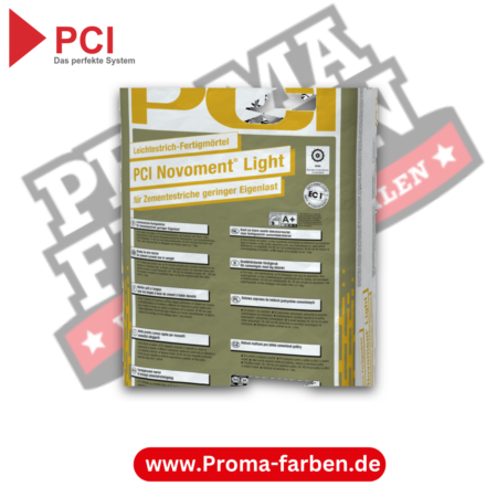 PCI Novoment Light Leichtestrich-Fertigmörtel Grau - 15 kaufen bei Proma Farben Hamburg