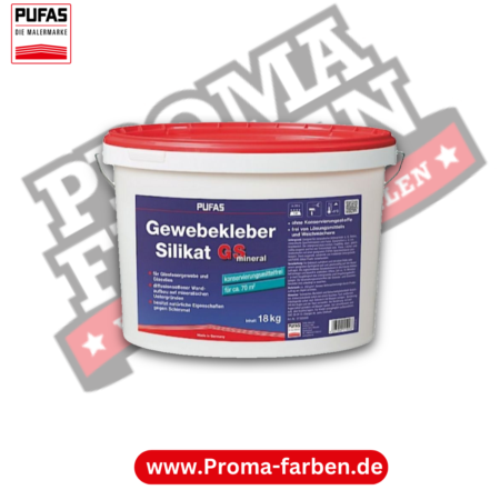 Pufas Gewebekleber Silikat GS mineral kaufen bei Proma Farben