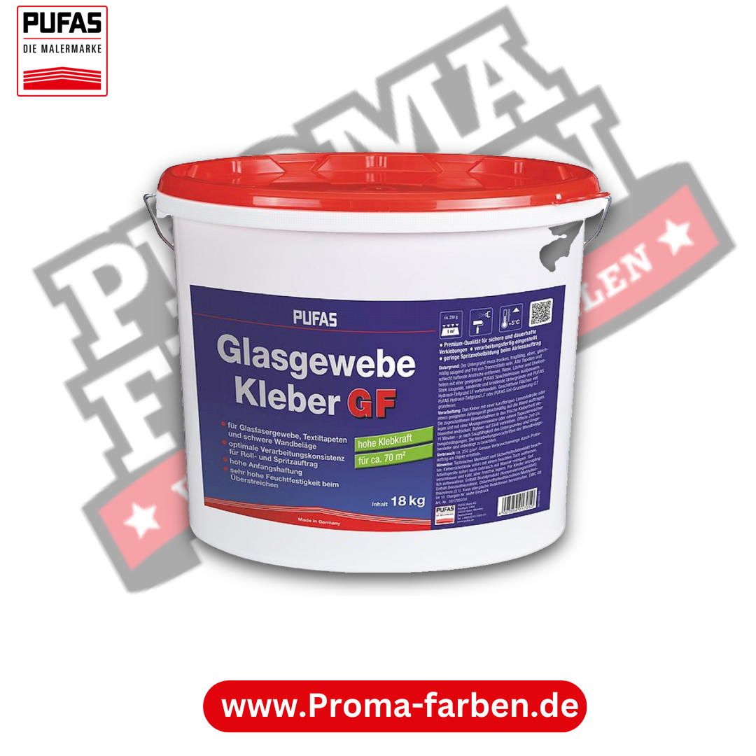 Pufas Glasgewebe-Kleber GF kaufen bei Proma Farben