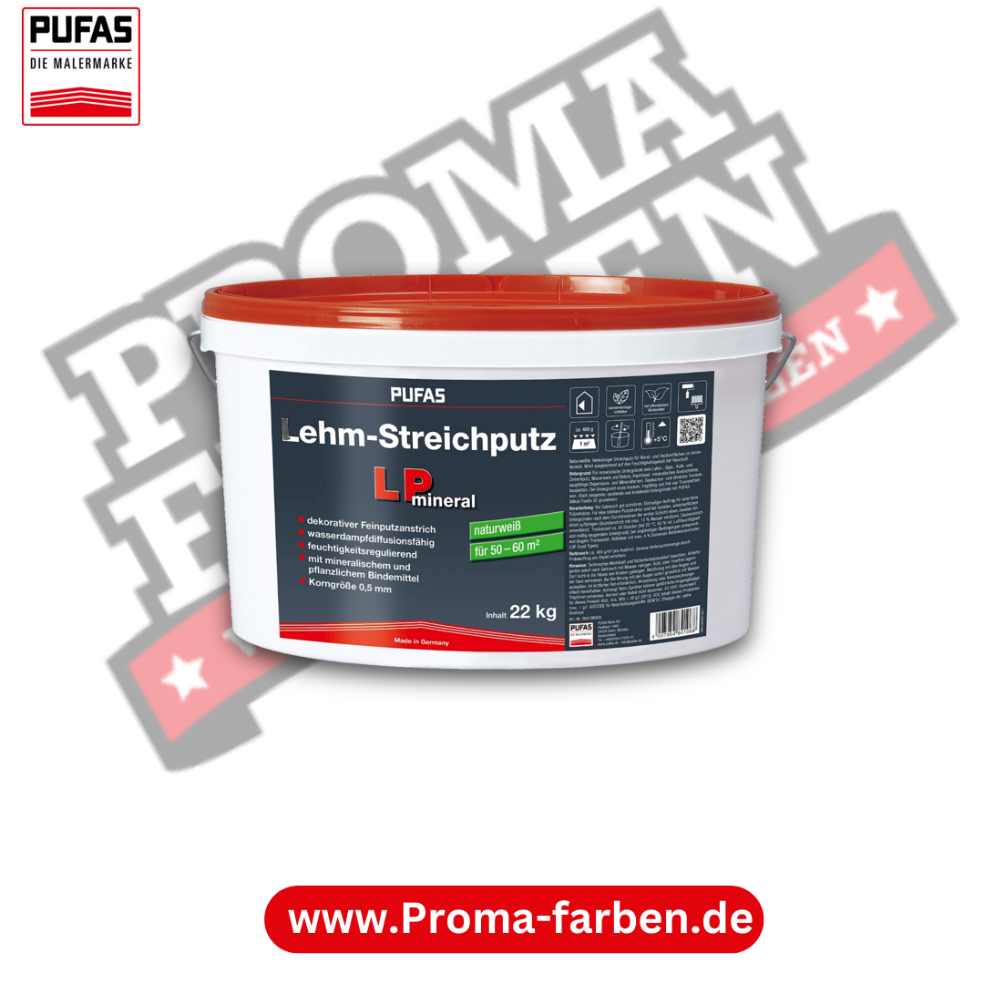 Pufas Lehm-Streichputz LP Mineral kaufen bei Proma Farben