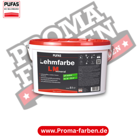 Pufas Lehmfarbe LM Mineral kaufen bei Proma Farben