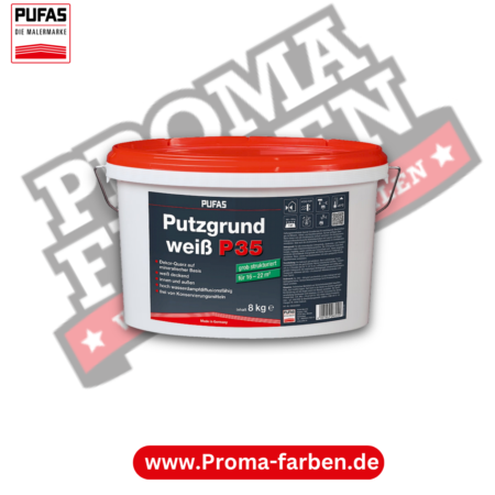 Pufas Putzgrund weiß P35 grob kaufen bei Proma Farben