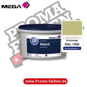 MEGA 359 Rekord RAL 1000 Grünbeige – Innenfarbe matt Klasse 3