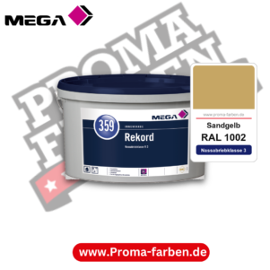 MEGA 359 Rekord RAL 1002 Sandgelb – Innenfarbe matt Klasse 3