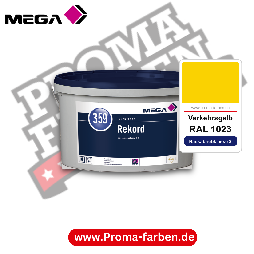 MEGA 359 Rekord RAL 1023 Verkehrsgelb – Innenfarbe matt Klasse 3