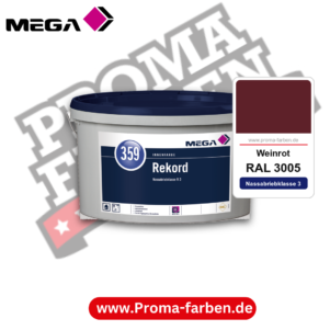 MEGA 359 Rekord RAL 3005 Weinrot – Innenfarbe matt Klasse 3