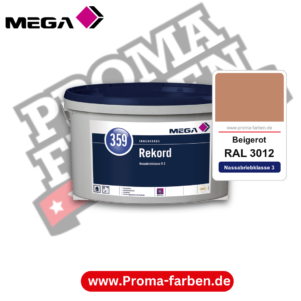 MEGA 359 Rekord RAL 3012 Beigerot – Innenfarbe matt Klasse 3