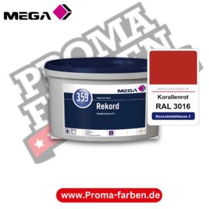 MEGA 359 Rekord RAL 3016 Korallenrot – Innenfarbe matt Klasse 3