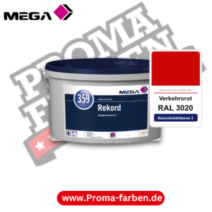 MEGA 359 Rekord RAL 3020 Verkehrsrot – Innenfarbe matt Klasse 3