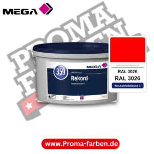 MEGA 359 Rekord RAL 3026 RAL 3026 – Innenfarbe matt Klasse 3