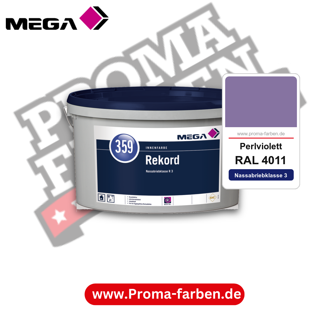 MEGA 359 Rekord RAL 4011 Perlviolett – Innenfarbe matt Klasse 3