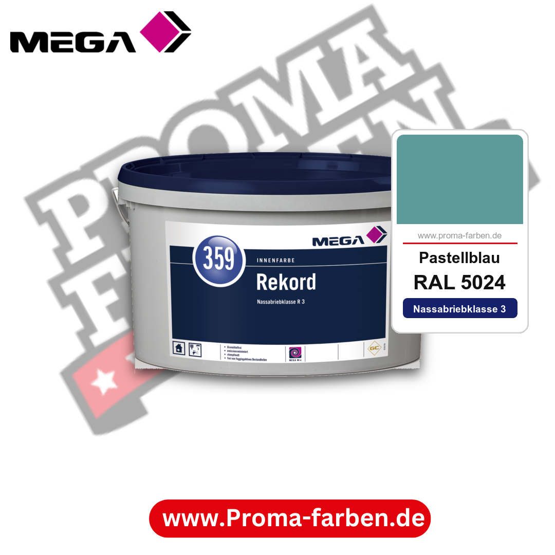 MEGA 359 Rekord RAL 5024 Pastellblau – Innenfarbe matt Klasse 3