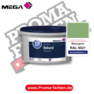 MEGA 359 Rekord RAL 6021 Blassgrün – Innenfarbe matt Klasse 3