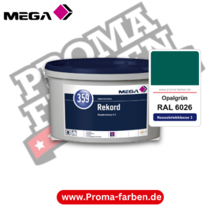 MEGA 359 Rekord RAL 6026 Opalgrün – Innenfarbe matt Klasse 3