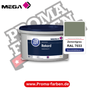 MEGA 359 Rekord RAL 7033 Zementgrau – Innenfarbe matt Klasse 3
