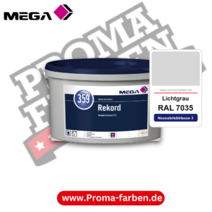 MEGA 359 Rekord RAL 7035 Lichtgrau – Innenfarbe matt Klasse 3