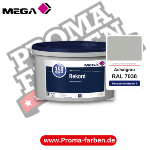 MEGA 359 Rekord RAL 7038 Achatgrau – Innenfarbe matt Klasse 3