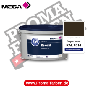 MEGA 359 Rekord RAL 8014 Sepiabraun – Innenfarbe matt Klasse 3