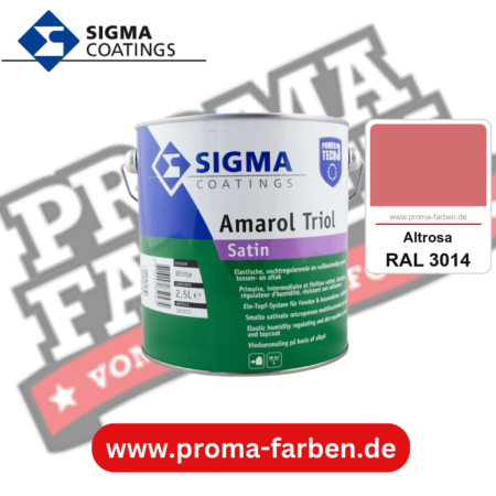 SIGMA Amarol Triol Satin Power Tech 3 kaufen bei Proma Farben RAL 3014 Altrosa