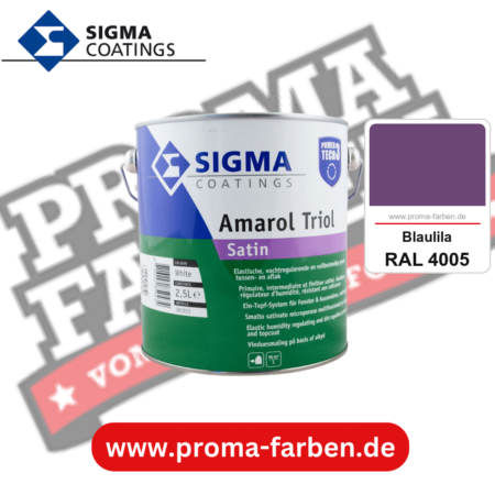 SIGMA Amarol Triol Satin Power Tech 3 kaufen bei Proma Farben RAL 4005 Blaulila