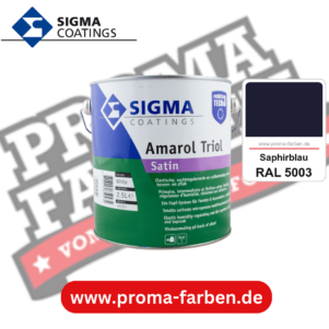 SIGMA Amarol Triol Satin Power Tech 3 RAL 5003 Saphirblau