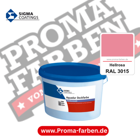 SIGMA Aquadur Deckfarbe kaufen bei Proma Farben RAL 3015 Hellrosa