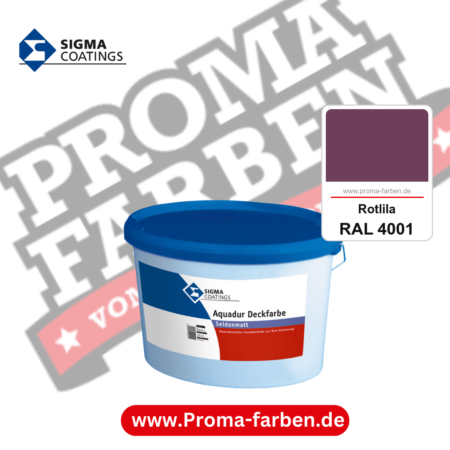 SIGMA Aquadur Deckfarbe kaufen bei Proma Farben RAL 4001 Rotlila