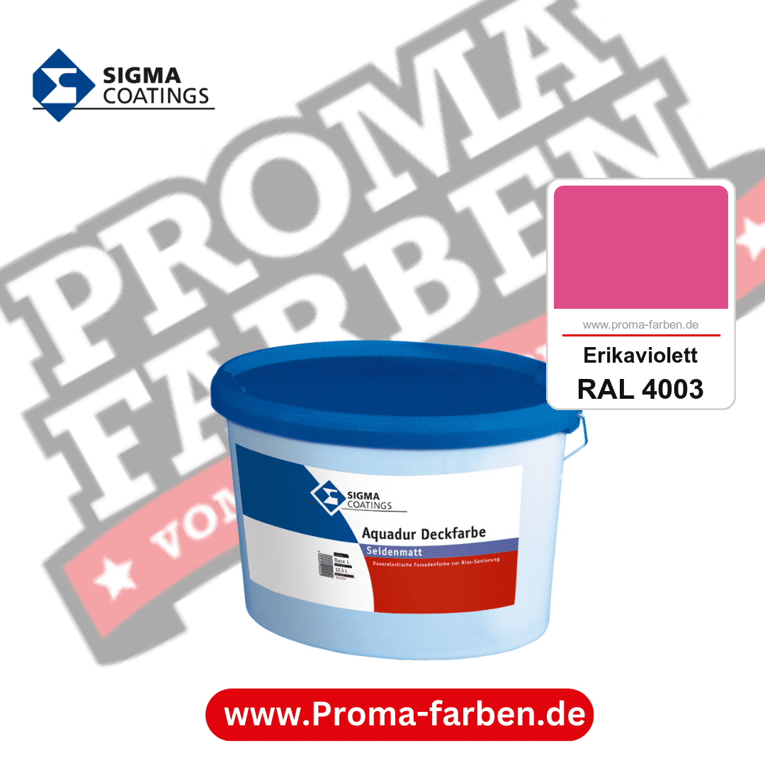SIGMA Aquadur Deckfarbe kaufen bei Proma Farben RAL 4003 Erikaviolett