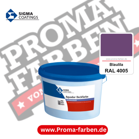 SIGMA Aquadur Deckfarbe kaufen bei Proma Farben RAL 4005 Blaulila