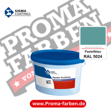 SIGMA Aquadur Deckfarbe kaufen bei Proma Farben RAL 5024 Pastellblau