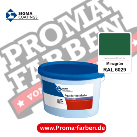 SIGMA Aquadur Deckfarbe kaufen bei Proma Farben RAL 6029 Minzgrün