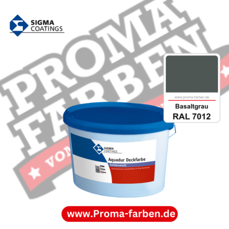 SIGMA Aquadur Deckfarbe kaufen bei Proma Farben RAL 7012 Basaltgrau