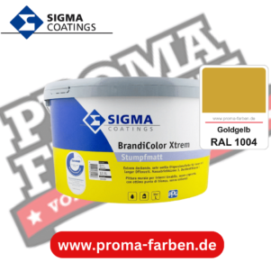 SIGMA Brandicolor Xtrem kaufen bei Proma Farben RAL 1004 Goldgelb