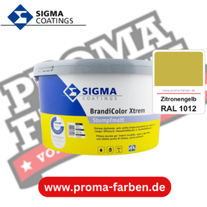 SIGMA Brandicolor Xtrem kaufen bei Proma Farben RAL 1012 Zitronengelb