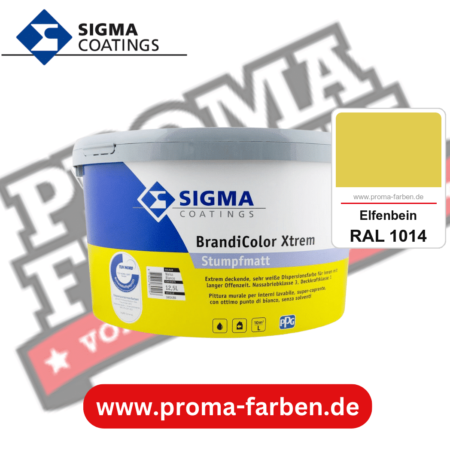 SIGMA Brandicolor Xtrem kaufen bei Proma Farben RAL 1014 Elfenbein