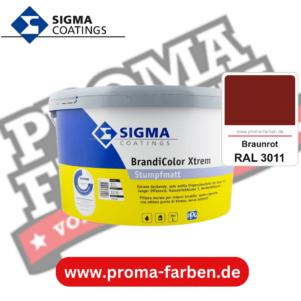 SIGMA Brandicolor Xtrem kaufen bei Proma Farben RAL 3011 Braunrot