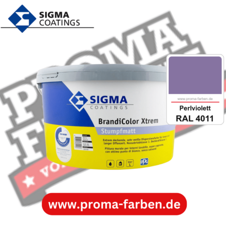 SIGMA Brandicolor Xtrem kaufen bei Proma Farben RAL 4011 Perlviolett
