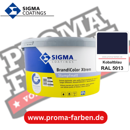 SIGMA Brandicolor Xtrem kaufen bei Proma Farben RAL 5013 Kobaltblau