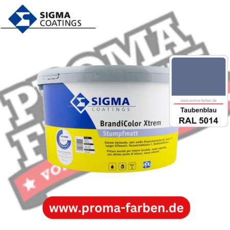 SIGMA Brandicolor Xtrem kaufen bei Proma Farben RAL 5014 Taubenblau