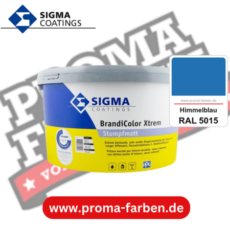 SIGMA Brandicolor Xtrem kaufen bei Proma Farben RAL 5015 Himmelblau