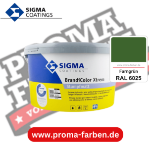 SIGMA Brandicolor Xtrem kaufen bei Proma Farben RAL 6025 Farngrün